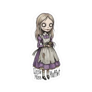 Little Miss Muffet  — Kiss-Cut Vinyl Decal