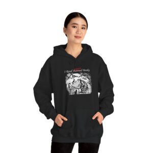 Cursed Books Hoodie — "Don't Just Read Banned Books, Read Cursed Books"