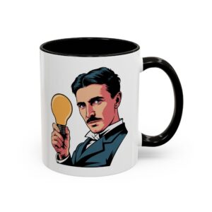 Tesla Portrait Mug Coffee Cup (11oz/15oz)