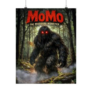 Cryptids of North America Series #12 - MoMo The Missouri Monster Matte Poster