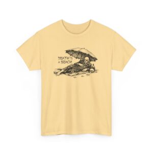'Death’s a Beach'  Goth beach tee