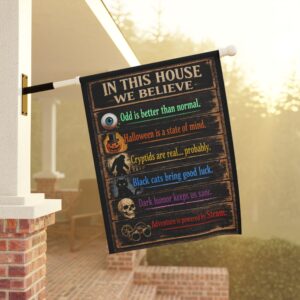 "In This House We Believe" -- Decorative Yard Banner