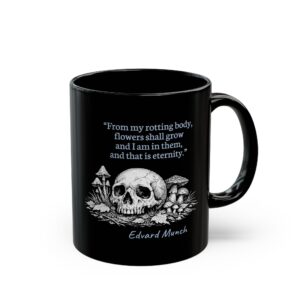 Edvard Munch Skull Mug