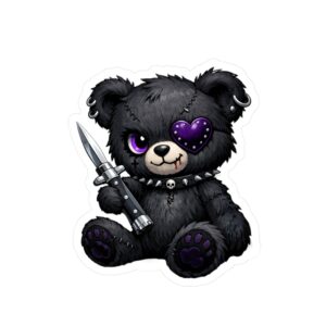 Bad Teddy Bear Kiss-Cut Vinyl Decal