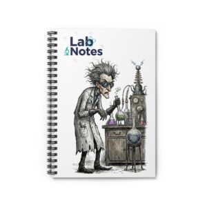 Lab Notes Spiral Notebook — Mad Scientist Journal