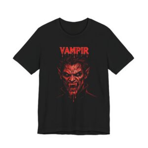 Vampir  Horror Tee — Blood-Red Vampire Graphic