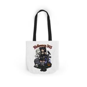 Halloween 365 Gothic Girl Canvas Tote