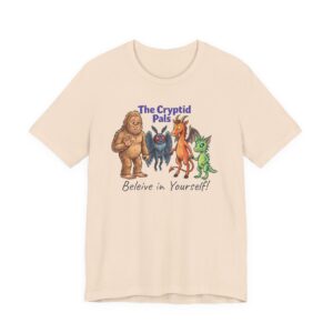 Cryptid Pals Tee — "Believe in Yourself" Cute Graphic T‑Shirt