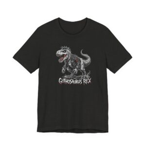 Gothosaurus Rex T‑Shirt — Gothic Dinosaur Graphic Tee