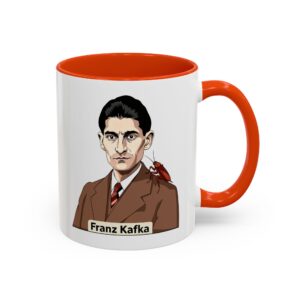 Franz Kafka Coffee Mug — Literary Quote Color Accent (11oz/15oz)